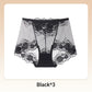 💥REA 50% RABATT😍Handvirkade spetsboxershorts med hög midja för kvinnor