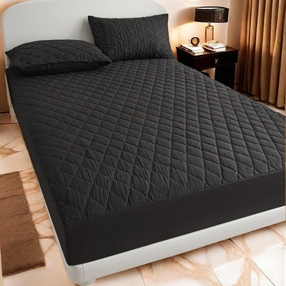 🛌 Bambusfiberklädd Madrassfodral🌱 | 100 % naturlig | Mjuk 💨, andningsbar & fuktreglerande sovkomfort | Hypoallergen, hållbar & miljövänlig ♻️ | Perfekt för varma nätter & känslig hud