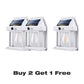 🎁 50 % RABATT! 💡 SOLCELLSDRIVEN VÄGGLAMP - Rörelsesensor & väderbeständig 🌟🛒