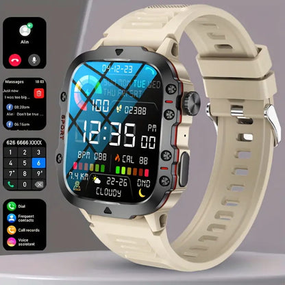 📢📢【Bästa pris – Endast ett fåtal kvar i lager!】⏰Robust Utomhus Smartklocka - 100+ Sportlägen