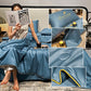 🛏️ 60% RABATT! ❄️ Waschbares & Kühlendes 4-teiliges Bettwäsche-Set – 2025 Supercool – Atmungsaktiv, Pflegeleicht & Perfekt für warme Nächte 🌸