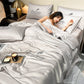 🛏️ 60% RABATT! ❄️ Waschbares & Kühlendes 4-teiliges Bettwäsche-Set – 2025 Supercool – Atmungsaktiv, Pflegeleicht & Perfekt für warme Nächte 🌸