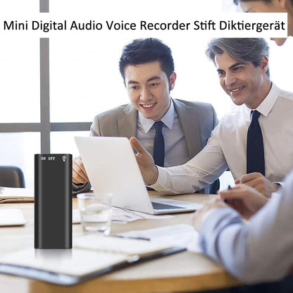 🎤 60% RABATT! ⏺️ HD-röstinspelare – Kompakt, Högklassigt Ljud & Perfekt för Möten, Föreläsningar och Intervjuer 🎧📦