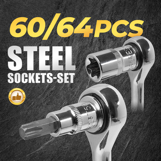 🔥🎁Nyhet 50 % RABATT🔥🏆🔩 Det ultimata hylssatsen för mekaniker – CR-V hylssats i stål🔧