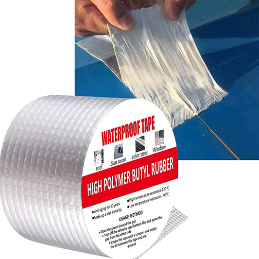 🔥 50 % rabatt! – Högpresterande vattentät aluminiumtejp – Omedelbar reparation och tätning vid läckage