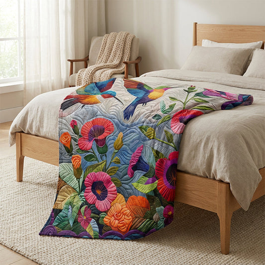 🔥🎁Nyhet 49 % RABATT🔥Mysig och mjuk flanellfilt med blommönster