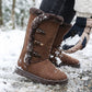 👢 Chic vinterpjäxa med mjukt foder – Mellanhöga, ultravarma och perfekta för säsongen! ❄️✨
