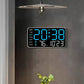 ⏰ Endast nu 50% rabatt!🔥Stor digital väggklocka med LED-display, datum och termometer