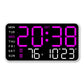 ⏰ Endast nu 50% rabatt!🔥Stor digital väggklocka med LED-display, datum och termometer