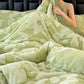 Dubbel­lagrad plyschfilt i jacquard