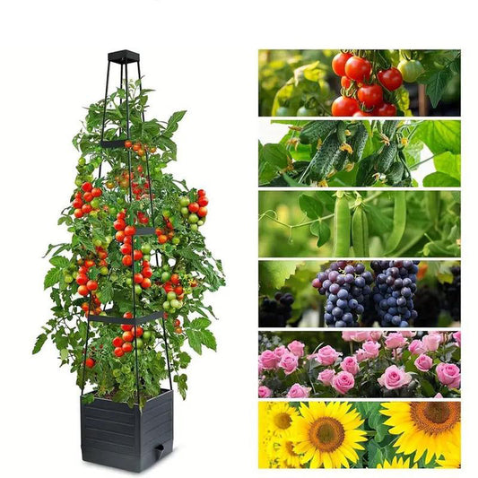 ⏳Begränsad tid 50 % Rabatt⏰Upphöjda blomlådor med spaljé till trädgården💧