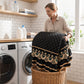 💓🛏️ Rufflad bäddkjol med volang – elegant sängöverkast med veckad kant