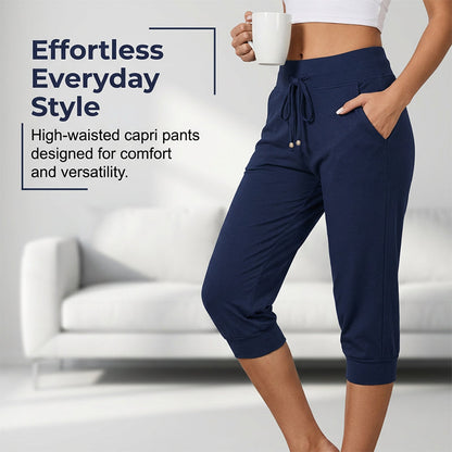 Korta sweatpants med dragsko i midjan för avkoppling