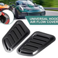 🚗 50% RABATT NU! 💨 Universal Bil Motorhuv Ventilationsdekoration – ABS Material, Enkel Klisterinstallation & Flera Ytbehandlingar 🔧