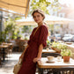 👗 50% RABATT NU! ✨ Elegant V-ringning Vida Ben Jumpsuit – Smickrande Midjeskärp, Mjukt Andningsbart Tyg & Avslappnad Passform 🦋