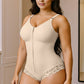 Shapewear bodysuit – magkontroll med frontzip, 360° kompression & avtagbara axelband 👗💪