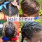 Flätanvändbar festivalglitterstick