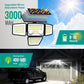 🏆SISTA DAGEN REA 50% RABATT🔥 Utomhuslampor med solceller - 3000LM 188 LED rörelsesensorlampor för utomhusbruk