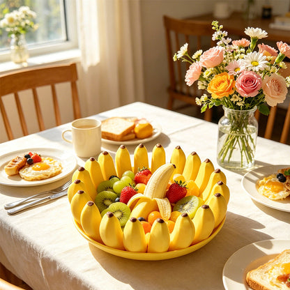 🍌 50% RABATT HALVT PRIS⏰🔥 Kreativ Bananformad Fruktskål 🥝