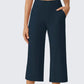 👖 50% RABATT NU! 🌿 Dambyxor med Vida Ben & Korta Ben – Sidfickor & Andningsbart – Mångsidigt & Bekvämt för Alla Tillfällen ☀️
