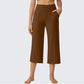 👖 50% RABATT NU! 🌿 Dambyxor med Vida Ben & Korta Ben – Sidfickor & Andningsbart – Mångsidigt & Bekvämt för Alla Tillfällen ☀️