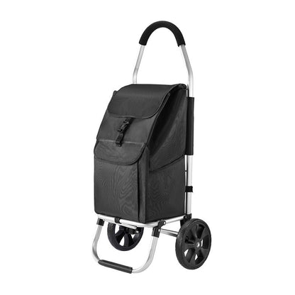 🛒✨ 50% RABATT! Hopfällbar shoppingvagn med stor kapacitet – Lätt, robust & platsbesparande – Perfekt för inköp, marknadsbesök och flytt 🛍️