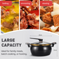 🍲 50% RABATT NU! 🍲 Mikrotryck Emaljerad Gryta med Stor Kapacitet  🥘✨
