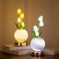 🌷 Elegant tulpanbukett-lampa – romantisk nattlampa för en varm hemmiljö
