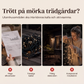 Solcellsdriven hängande ljusslinga med pilblad