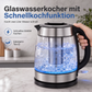 📢📢50 % RABATT !! ⏰2L elektrisk vattenkokare i glas med stor kapacitet, automatisk avstängning och överhettningsskydd