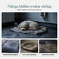 ✨50% RABATT NU! !🐱 Avtagbar oval hund- och kattsäng – polarfleece & oxfordtyg, fuktavvisande halkfri botten med skumkudde