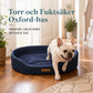 ✨50% RABATT NU! !🐱 Avtagbar oval hund- och kattsäng – polarfleece & oxfordtyg, fuktavvisande halkfri botten med skumkudde