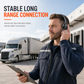 🎧 Trådlöst callcenterheadset – Bluetooth, ENC-brusreducering, auto-parkoppling 🔇