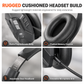 🎧 Trådlöst callcenterheadset – Bluetooth, ENC-brusreducering, auto-parkoppling 🔇