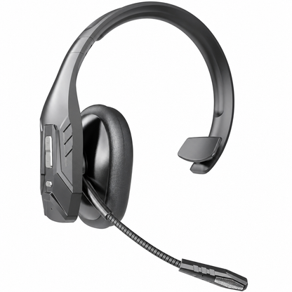 🎧 Trådlöst callcenterheadset – Bluetooth, ENC-brusreducering, auto-parkoppling 🔇
