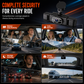 🚗📹 F100 4-linsig bil-dashcam 1080P HD – infraröd mörkerseende och GPS-synkroniserad inspelning