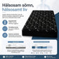 🛌 Bambusfiberklädd Madrassfodral🌱 | 100 % naturlig | Mjuk 💨, andningsbar & fuktreglerande sovkomfort | Hypoallergen, hållbar & miljövänlig ♻️ | Perfekt för varma nätter & känslig hud