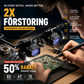 🔥50% RABATT NU! 🔍 Högprecisionsförstoringsglas med LED, utbytbara linser handsfree‑design 🛠️✨